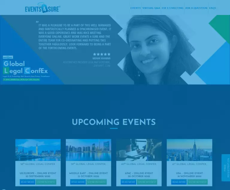 Events 4 Sure - Home Page