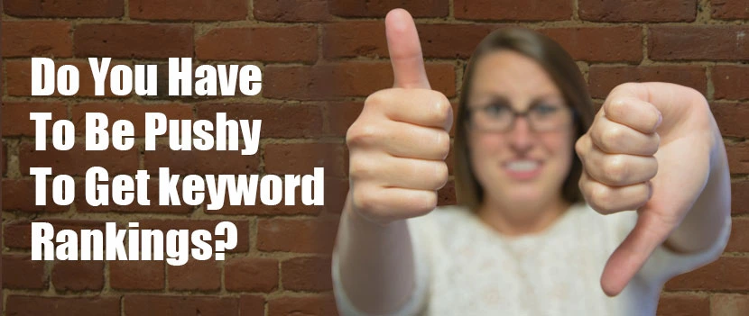 Pushy-to-get-ranking Pushy to get keyword rankings